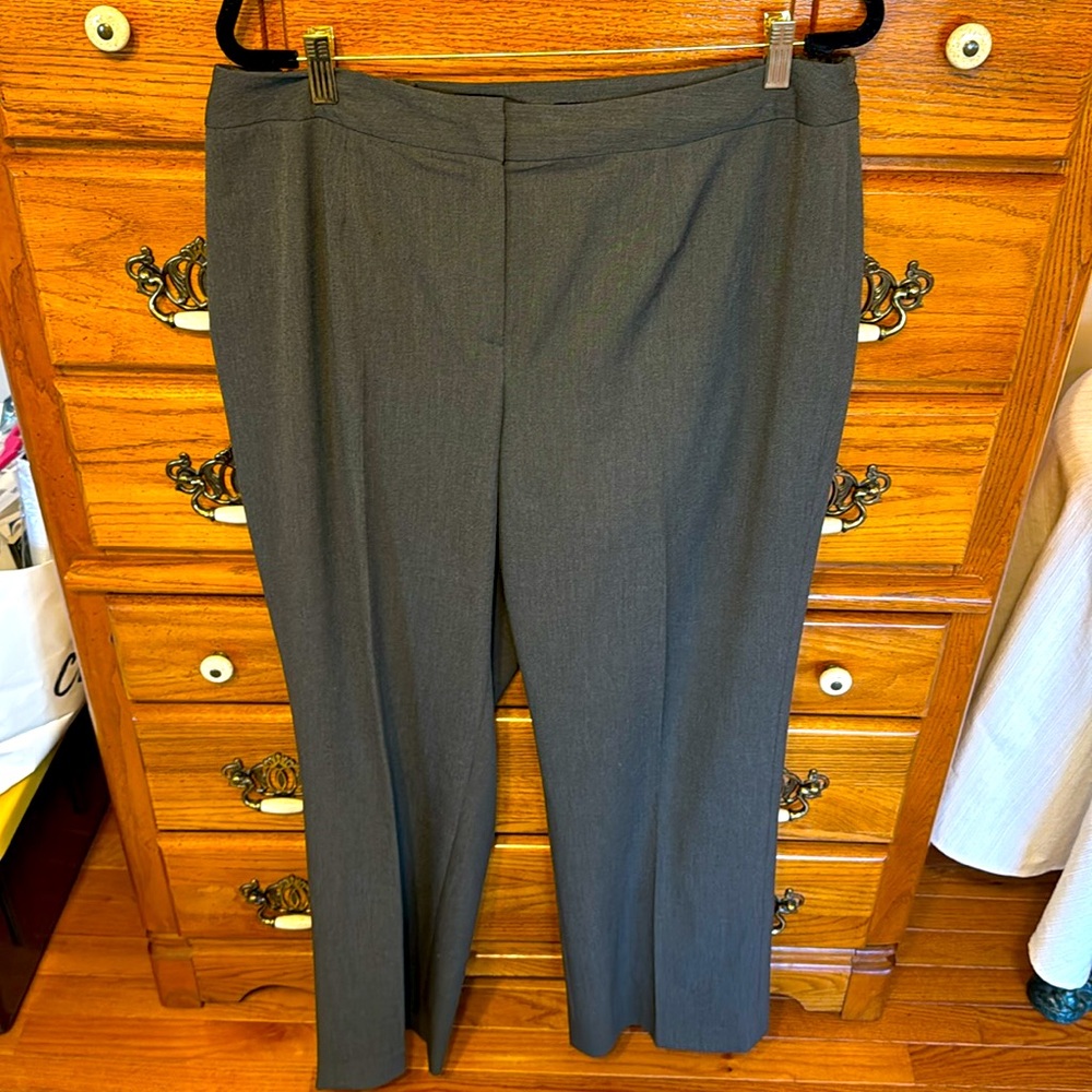 JONES NEW YORK (Vintage) Olive Grayish Trousers/ Dress Pants 16W